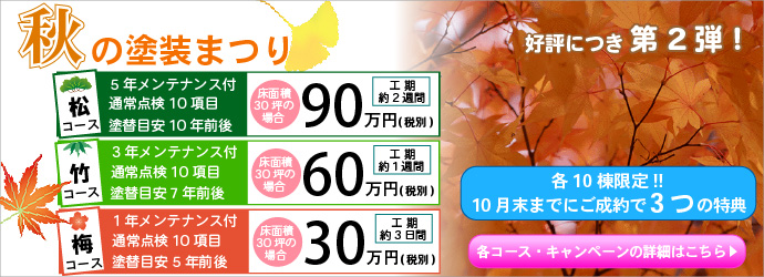 2016年 春の塗替えキャンペーンバナー